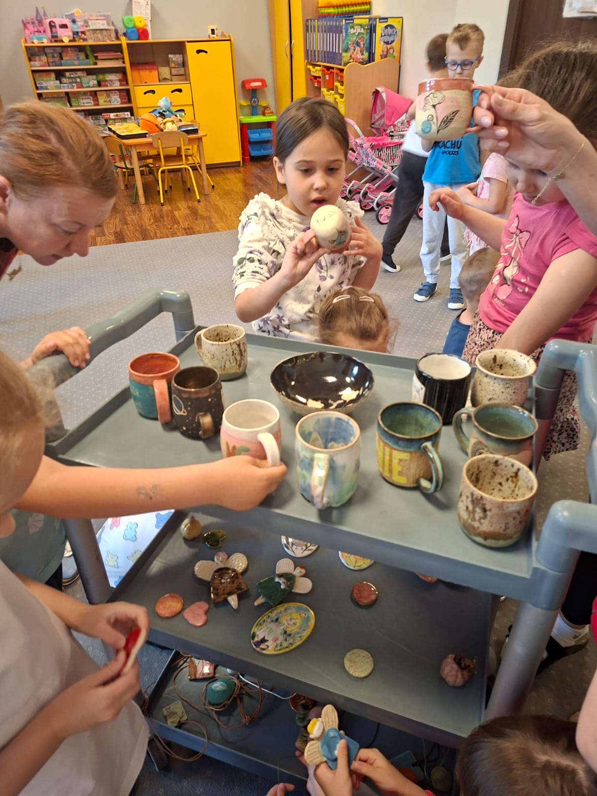 Warsztaty ceramiczne w grupie „Leśne Duszki”