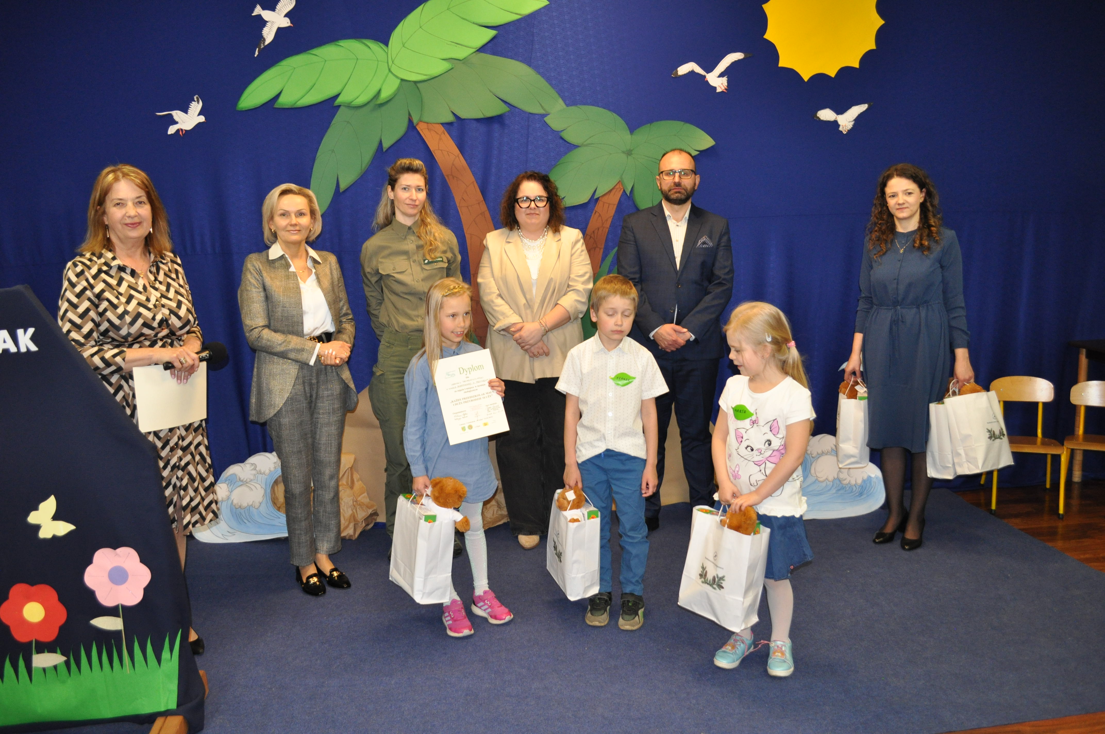 Gminny Turniej Ekologiczny, pt. „Każdy przedszkolak mały i duży przyrodzie służy”