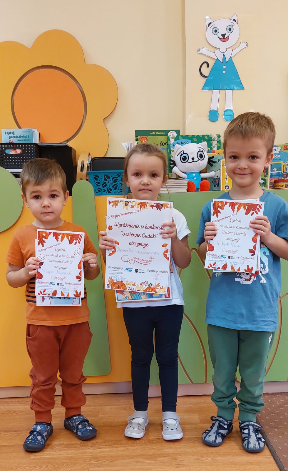 Uroczyste wręczenie nagród w konkursie, pt. „Jesienne cudaki”