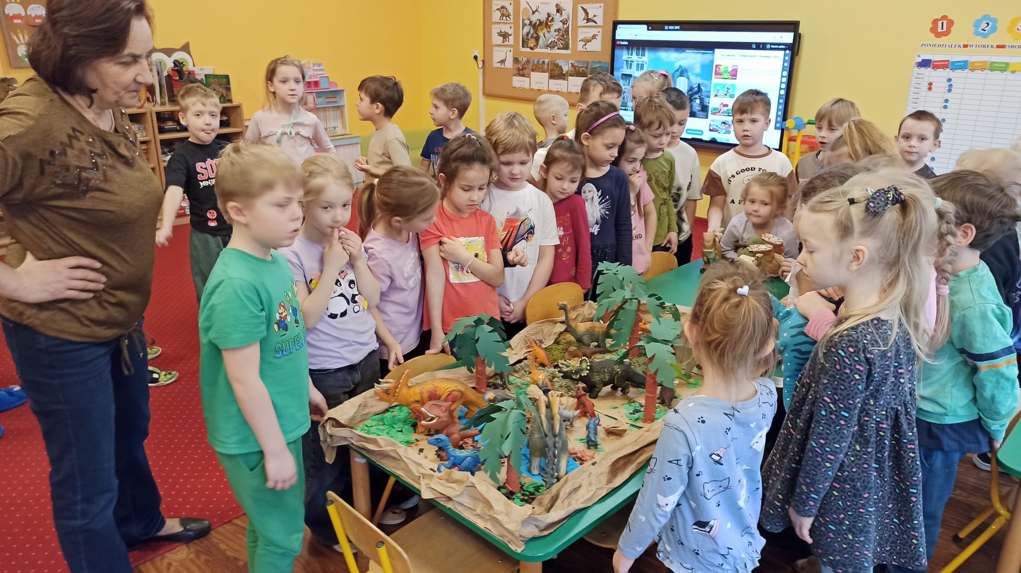 Zajęcia koleżeńskie w grupie A6 „Krasnoludki”