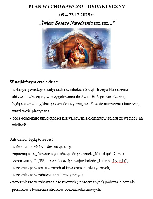 Święta Bożego Narodzenia tuż, tuż…