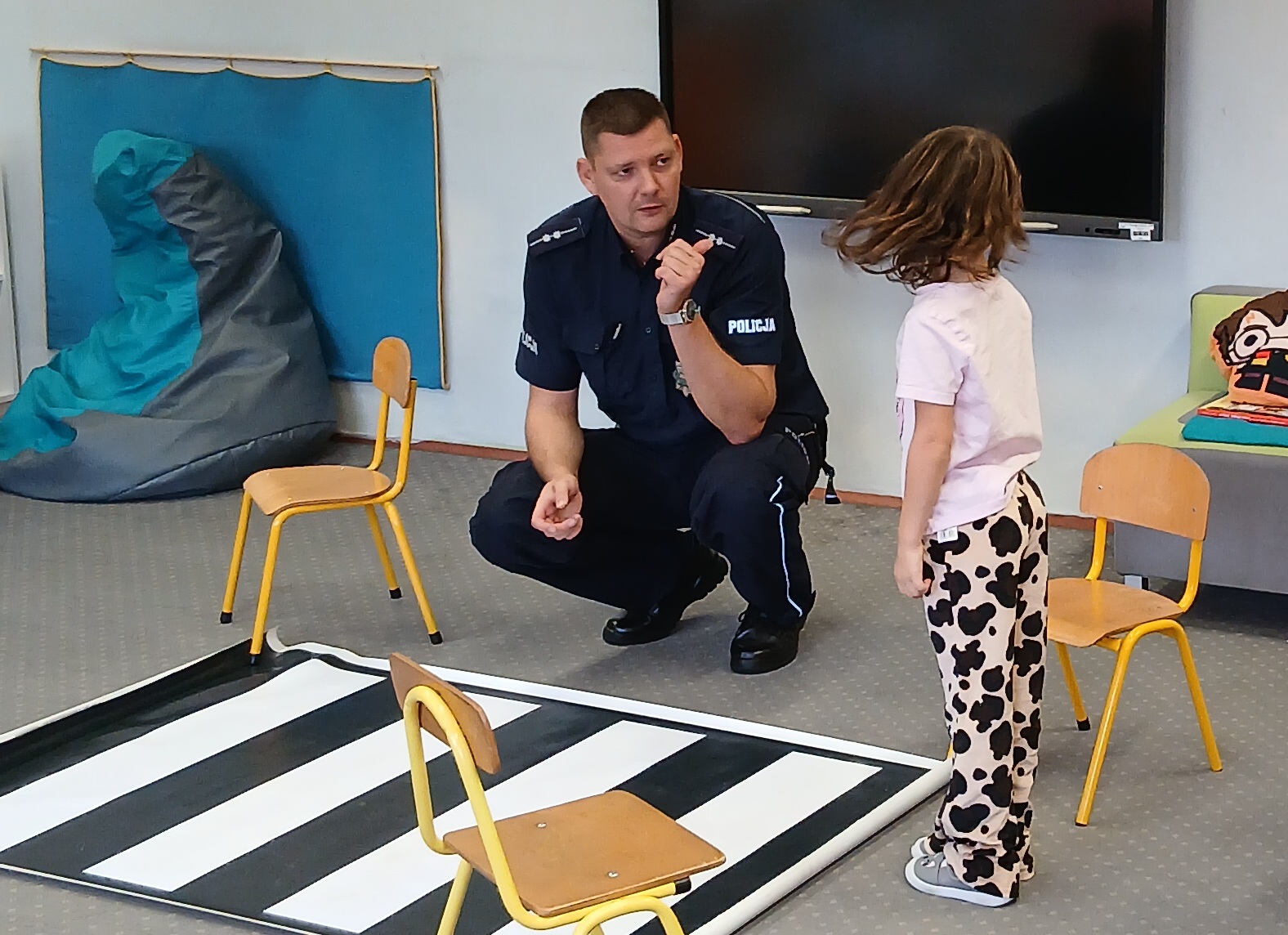 Spotkanie z panem aspirantem Michałem Kaiser